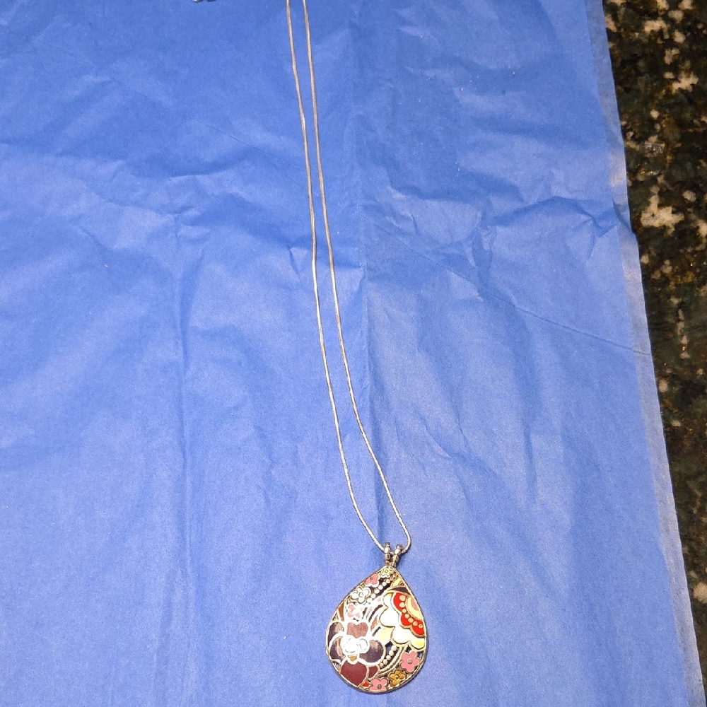 Brighton Multicolor Teardrop Necklace